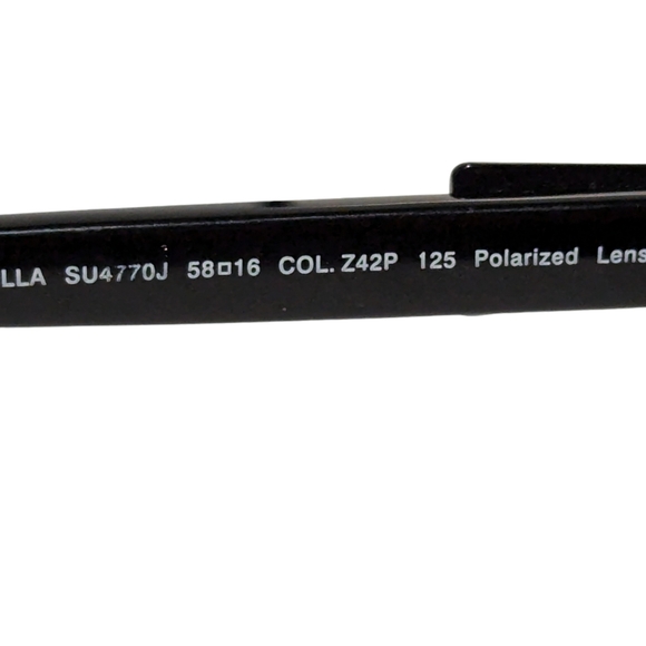 Furla Scilla SU4770J COL. Z42P Sunglasses Black Butterfly Frames w/ Black Lenses - Picture 8 of 12